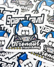 法鬥太空人 貼紙  霧面 厚磅 超耐磨貼紙 防刮 防水貼紙 車貼