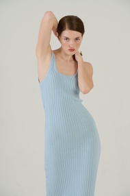 Knitters & others - HARDIE Ribbed Knit Midi Dress
