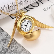 Harry Potter Pocket Watch Golden Flying Thief Angel Wings Ball Heart Pocket Watch Angel Ball Retro P