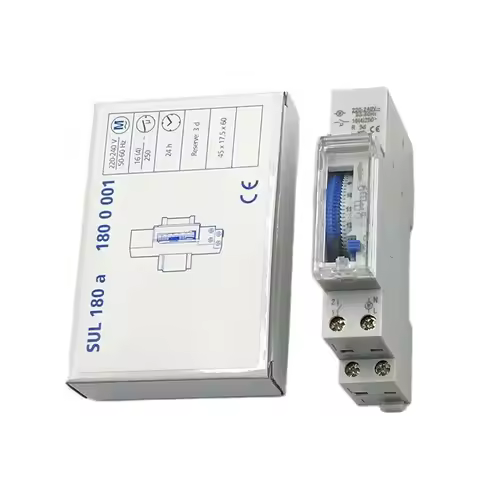 Timer SUL180A Analog Time Relay 24 Hours Mechanical Timer Switch