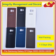 Original For Samsung Galaxy S7 Edge G935 G9350 G935F SM-G935F Housing Battery Door Rear Back Glass C