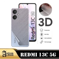 LAYAR PROMO Garskin Skin Carbon REDMI 13C 5G Mobile Phone Back Screen Protector