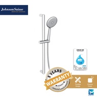 Johnson Suisse Bering Shower Kit, Hand Shower, 1.75m Flexible Hose And 604mm Slide Bar (Three Functions)