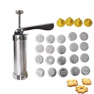🇲🇾💯 Biscut Maker Cookie Maker Press Gun Pump Acuan Semperit Bake Cookie Mould Biscuit Press Gun + 20