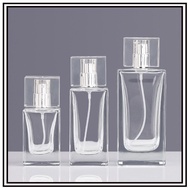 perfume bottle perfume atomiser Perfume bottle empty bottle 30ml50ml100ml transparent square glass s