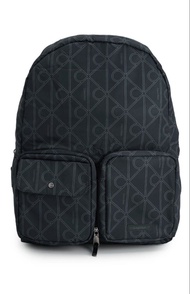 Calvin Klein 經典Monogram圖案背包unisex