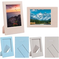 6 Pack 3 Colors Pink Picture Frame 2x3 Photo Frames Small Colorful Plastic Lightweight Cute Rectangl