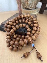 金絲楠木水波紋1.0 cm男女108粒