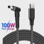 100W PD USB C to DC4.0x1.7mm Laptop Charging Cable Type C Power Supply Cord For Lenovo XIAOXIN 7000-