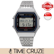 [Time Cruze] Casio Bluetooth ABL-100 Step Tracker Dual Time Stainless Steel Digital Watch ABL-100WE-