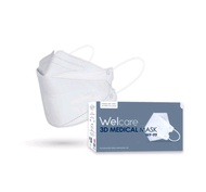 หน้ากากอนามัย welcare [Flagship Store]Welcare 3D   Medical Mask WF-99   White 50 PC/BOX