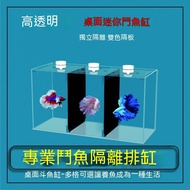 Acrylic Betta Fish Tank Dedicated Isolation Fish Tank Small Desktop Decoration Landscaping Aquarium 