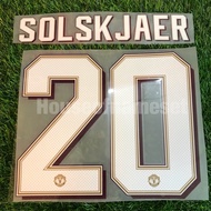 Solskjaer manutd home legend 99 match nameset