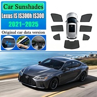 [High Quality] Car Mesh Sunshade For Lexus IS IS300h IS300 2021-2025 Visor Mesh Windshield Frame Cur