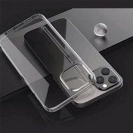 iPhone 15 Plus 14 13 Pro 12 11 Max Hard Case Transparent Shockproof Magnetic PC Mobile Phone Case