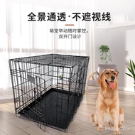 Lefeng Cage Single and Double Door Bold Encryption Folding Dog Cage Pet Cage Wire Dog Cage Customized Dog Cage