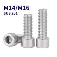Skru Allen Key Screw | Hex Socket Cap Screw Stainless Steel 201 M14/M16 [WJX-GY]