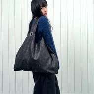 Ason Korean Niche Fashion Casual Embroidery Large Capacity PU Shoulder Bag Tote Bag