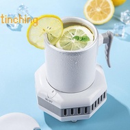 [TinCh-t] Mini Quick Beer Cooling Cup Ice Maker Machine Fast Cooler Electric Refrigeration Beverage 