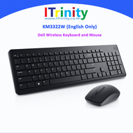 Dell KM3322W [English Only] Wireless Keyboard and Mouse เดลล์ เม้าส์ คีย์บอร์ด ไวร์เลส [คีย์บอร์ดภาษ