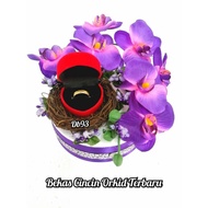 Bekas cincin orkid siap gubah terbaru tunang/khawin(343)