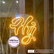 Led neon Happy letters, wedding Happy letters