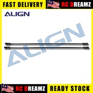 Align H50036T Tail Boom Brace 2 pcs Graphite Part Original Align 500 RC Helicopter Spare Part