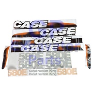 CASE 580E Backhoe Loader Sticker Set