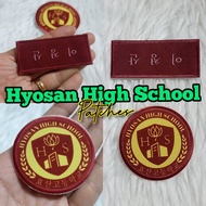 HYOSAN High School Patches (SEW-ON or IRON-ON) All of Us are Dead