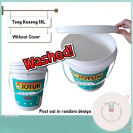 Tong Kosong Cat Plastic 18Liter & 20Liter | Empty Plastic Paint Pail & Bucket | 空桶 | Plastic Bucket