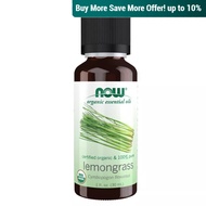 Now Foods Organic Lemongrass Essential Oil 30ml