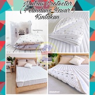 KINTAKUN Mattress Protector White Size 200x200 / 180x200 / 160x200 / 120x200 | MATTRESS PROTECTOR ||