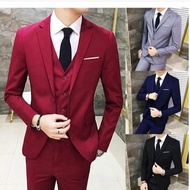 3 In 1 Men's Suit Men's Suit Men's Suit Set Men's Suit Formal Men's Suit Suit Suit Men's Blazer Set 