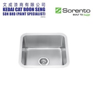 SORENTO SRTKS915 Undermount Stainless Steel 304 Kitchen Sink Single Bowl Combo Set c/w Kitchen Fauce