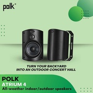 Polk Audio Atrium4 All-Weather Indoor/Outdoor Speakers (Black) - Polk Atrium 4