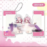 Cyrene Elysia Anime KeyChain Honkai Star Rail Retractable Keychain Men Key Chain for Women Cartoon A
