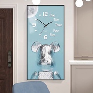 High-quality mirrored floating needle wall clock painting for living room decor, makes a super nice 