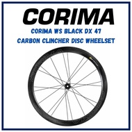 Corima WS Black DX 47 Carbon Clincher Disc Wheelset (Shimano Freehub/XDR Freehub) READY STOCK For Bicycle &amp; Cycling