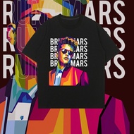 Hot Selling Printed Cotton T-Shirt 1 Bruno Mars 24k Singapore Tour Classic Style 2024