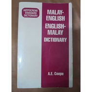 HIPPOCRENE STANDARD DICTIONARY :MALAY-ENGLISH / ENGLISH-MALAY