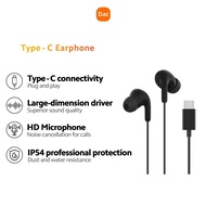 Wired Earphones Type-C TWS Earbuds Digital DAC Chip ANC HiFi Stereo ENC for Android iOS Sports