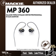 Mackie MP-360 Balanced Triple-driver Professional In-Ear Monitors (MP360/MP 360)