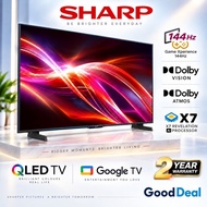 Sharp 4TC65HN7000X 65 Inch / 4TC55HN7000X 55 Inch 4K QLED TV | 144Hz Google Smart LED TV