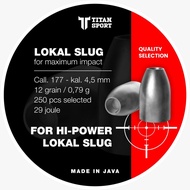 slug lokal 12grain. slug 12gr