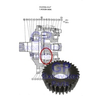 UH063 / UH045-7 HYDRAULIC EXCAVATOR SWING DEVICE / GEAR BOX GEAR (4 BOLT TYPE / 0234211)