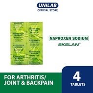 Unilab Skelan Naproxen Sodium 220 mg 4 Tablets