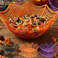 [On Sale] [ Halloween Decor ] Halloween Party Decoration - Halloween Spider Web Basket - Candy Cooki