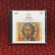 CD Arvo Part Tonus Peregrinus – Passio (St. John Passion) Condition As Shown In The Cover Photo ZIN1