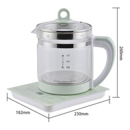 SG【READY STOCK】1.8Litre Electric Kettle Electric Healthy Tea Kettle Glass Electric Kettle Auto Power