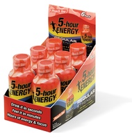 5-HOUR ENERGY REGULAR STRENGTH ENERGY SHOT (57ML x 6) - Peach Tea